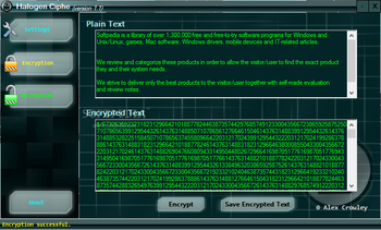 Halogen Cipher screenshot