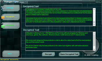 Halogen Cipher screenshot 2