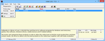 HAM-LOG screenshot 2