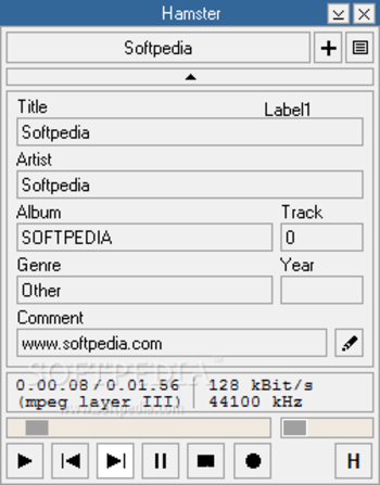 Hamster Audio Player screenshot