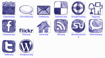 Hand Drawn Doodle Icon Set screenshot