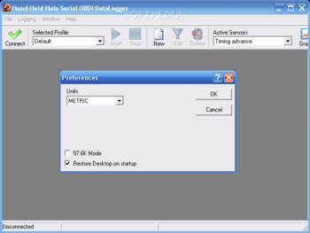 Hand Held Halo Serial OBDI Datalogger screenshot 2