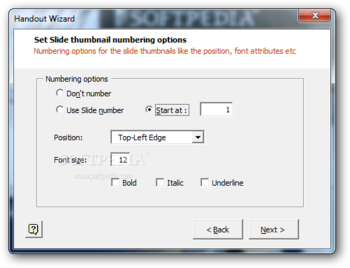 Handout Wizard screenshot 5
