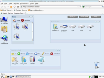 Handy Backup Disaster Recovery screenshot