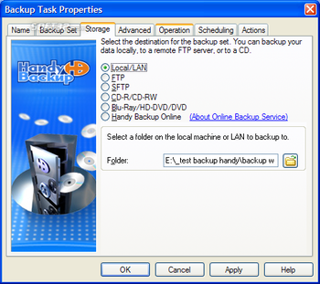 Handy Backup screenshot 3
