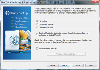 Handy Backup Server screenshot 10