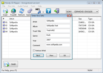 Handy CD Ripper screenshot 4