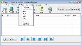 Handy CD Ripper Portable screenshot 2
