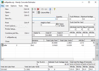 Handy Concrete Estimator screenshot 2