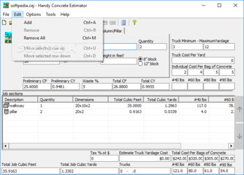 Handy Concrete Estimator screenshot 3