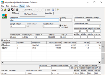 Handy Concrete Estimator screenshot 5