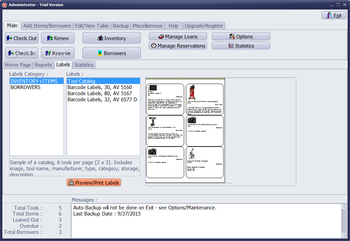 Handy Equipment/Tool Manager screenshot 3
