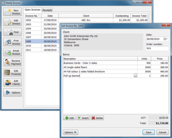 Handy Invoice screenshot 2