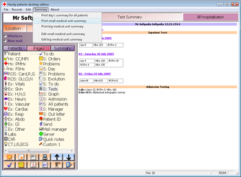 Handy Patients Personal Edition screenshot 5