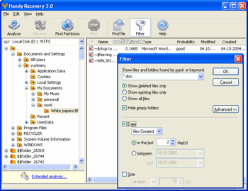 Handy Recovery screenshot 3