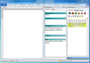 HandyCite screenshot