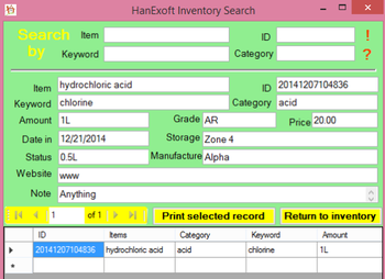 HanExoft Inventory screenshot 3