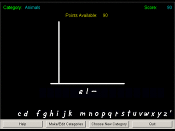 Hangman screenshot