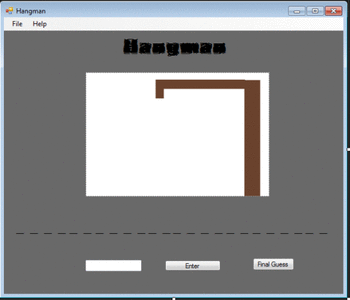 Hangman screenshot