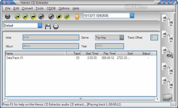 Hanso CD Extractor screenshot 2