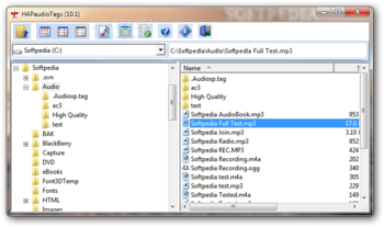 HAPaudioTags screenshot