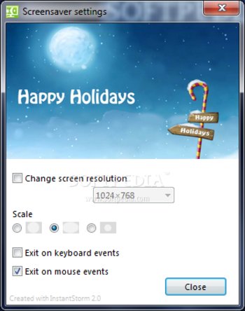 Happy Holidays Screensaver screenshot 2