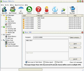 Happy Mobile for Windows Mobile screenshot