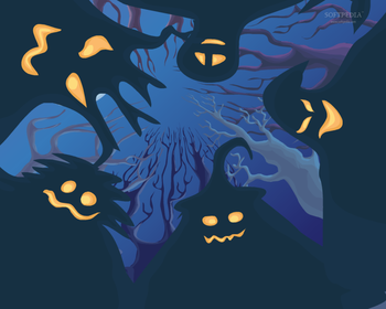 Happy Saint Halloween Clock ScreenSaver screenshot