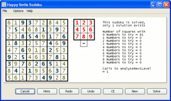 Happy Smile Sudoku screenshot 2