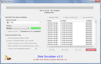 Hard Disk Scrubber screenshot