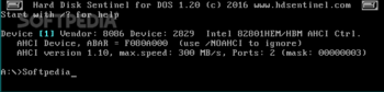 Hard Disk Sentinel DOS Edition screenshot