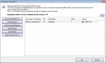 Hard Disk Sentinel Enterprise Server screenshot