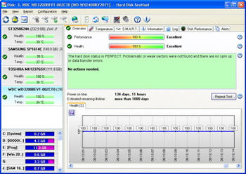 Hard Disk Sentinel Pro screenshot