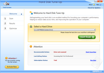 Hard Disk Tune Up screenshot