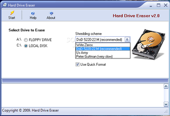 Hard Drive Eraser screenshot