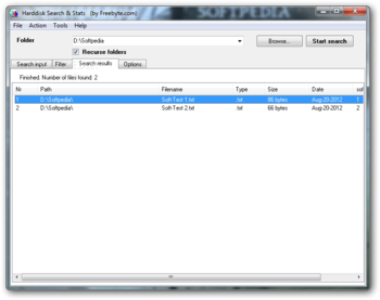 Harddisk Search and Stats screenshot 3