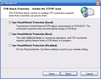 Harden-It screenshot