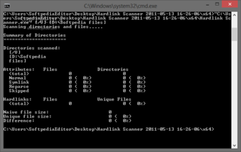 Hardlink Scanner screenshot