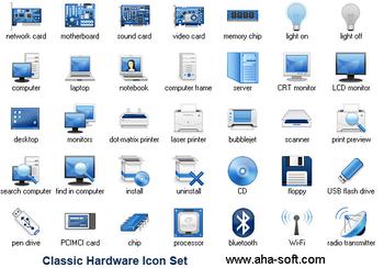 Hardware Icon Set screenshot