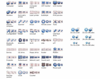 Hardware Icon Set screenshot 3