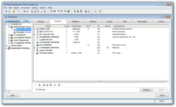 Hardware Inspector Client / Server screenshot