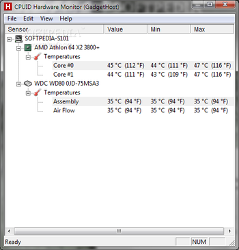Hardware Monitor â€“ Gadget Host screenshot 2