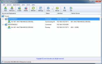 HAReplicator Standard screenshot