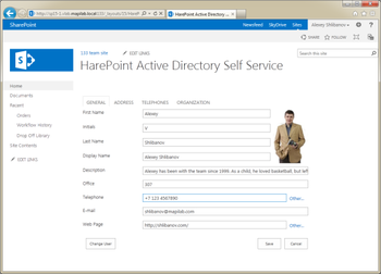 HarePoint Active Directory Self Service screenshot 3