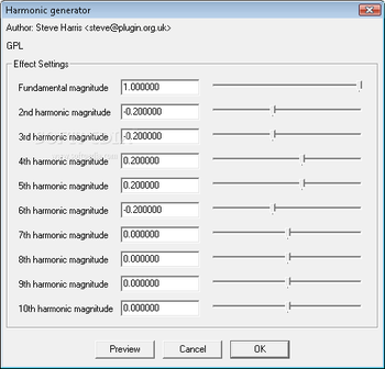 Harmonic Generator screenshot