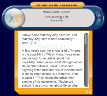 Harvest Daily Devotional screenshot