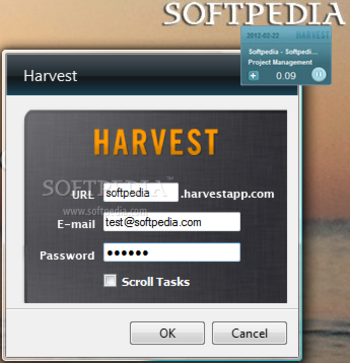 Harvest Widget screenshot 2