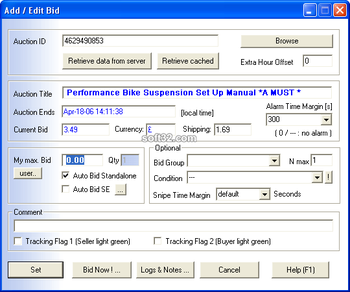 HarvEX Auction Sniper & Macro Bot (eBay) screenshot 3