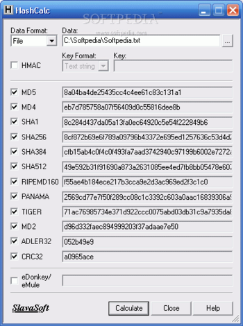 HashCalc screenshot