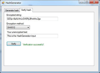 HashGenerator screenshot 2